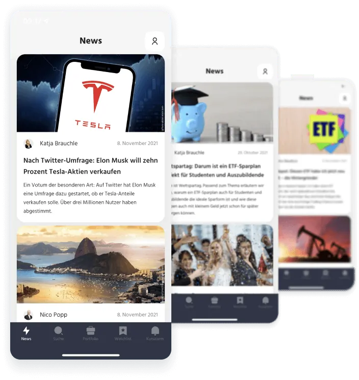 extraETF Portfolio App – Alle wichtigen News zu deinen Aktien und ETFs im Portfolio